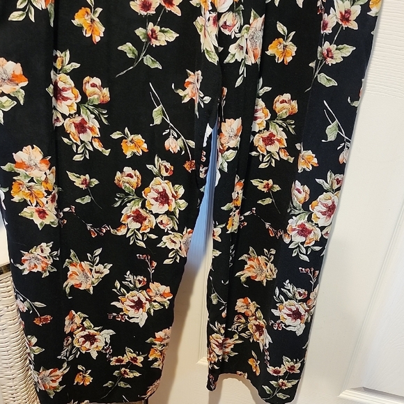 Xhilaration Black Floral Jumpsuit - Picture 2 of 6